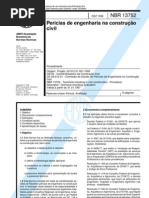 NBR 13752 - 1996 - Perícias de Engenharia na Construção Civil