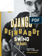 Expo Django Reinhardt - dossier de presse