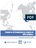 Estándares de Transparencia en compras de APEC en México