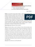 O RATIO STUDIORUM DOMICANO (1259): COMO A FILOSOFIA PRESERVOU A UNIDADE NO SEIO DA ORDEM DOS FRADES PREGADORES.