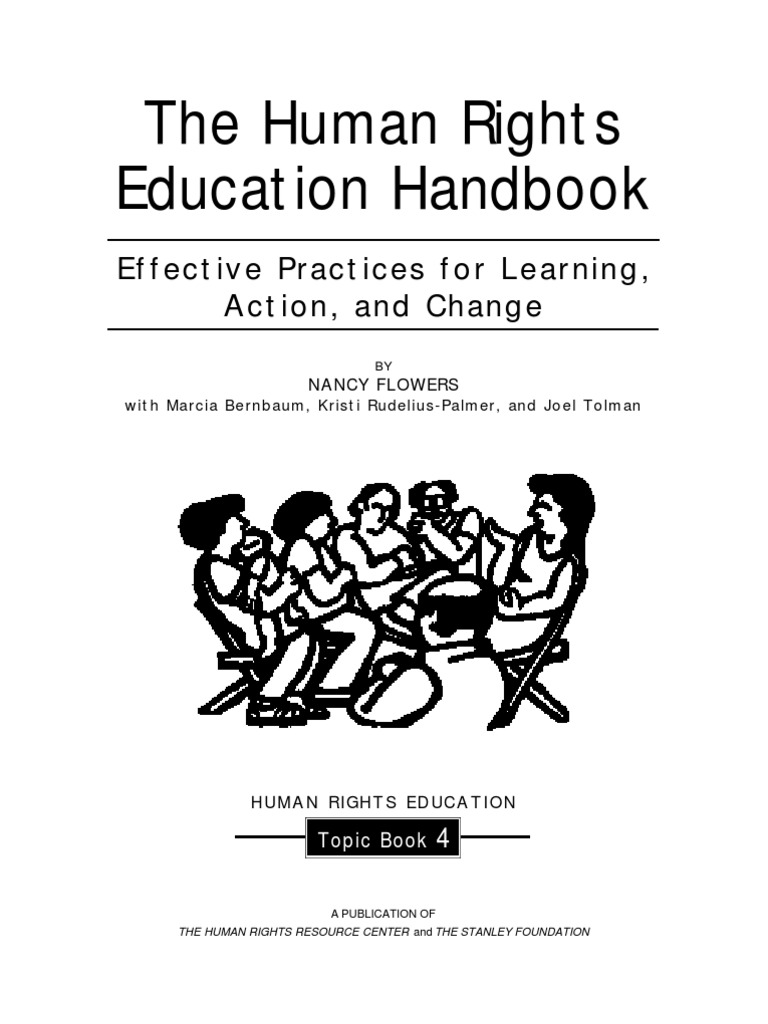 Human Rights Education Handbook PDF International Labour