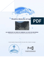 LAS AMENAZAS AL DERECHO HUMANO AL AGUA EN ARGENTINA - Hernán Medina, Enrique Schwartz, Facundo Villar y Federico Casiraghi