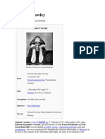 Aleister Crowley | PDF | Aleister Crowley | Thelema