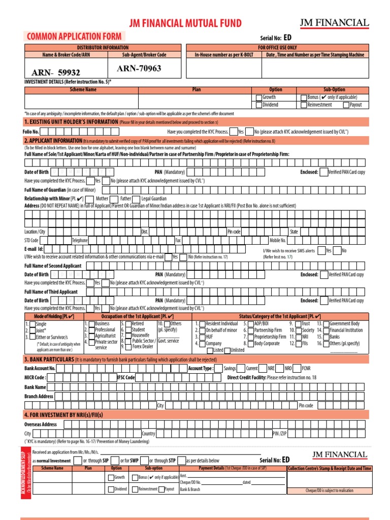 JM Equity Tax Saver Fund | PDF | Cheque | Debit Card