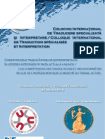Colocviu International de Traducere Specializata Si Interpretare Timisoara 20101