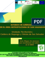 Capitulo 1: Estudios de Amenazas Del Área Metropolitana de San Salvador