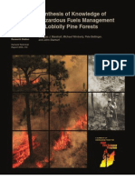 Synthesis of Knowledge of Hazardous Fuels Management in Loblolly Pine Forests