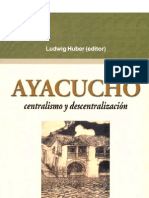 HUBER Ludwing - Ayacucho, Centralismo y Descentralización