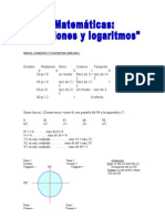 Funciones y Logaritmos