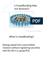 How Can Crowdfunding Help Your Business