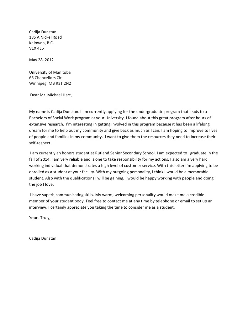 Application for Social Work Program | PDF | Wellness