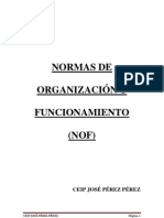 NORMAS DE ORGANIZACIÓN Y FUNCIONAMIENTO(NOF)