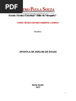 Apostila de Analise de Agua