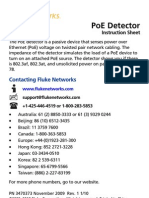 Poe Detector: Contacting Fluke Networks