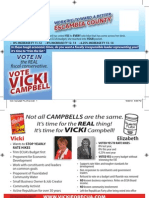 Vicki Campbell Post Card General Mailer