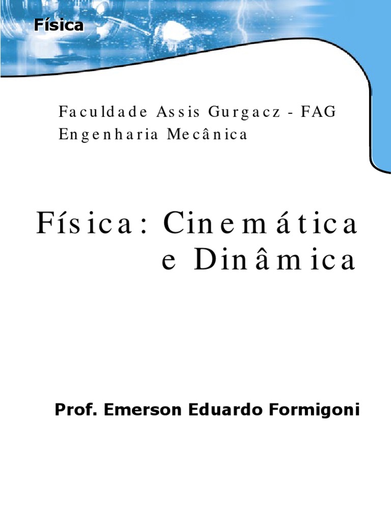 Conceitos de Cinemática em Física | PDF | Velocidade | Trajetória