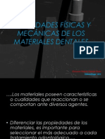 Clase II Propiedades de Los Materiales Dentales