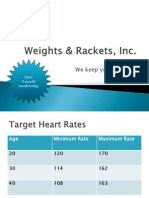 Weights &amp Rackets, Inc