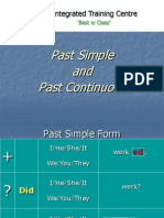 Past Cont Vs Simple Past Good