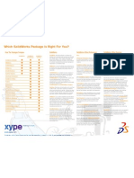 Xype SolidWorksComparison