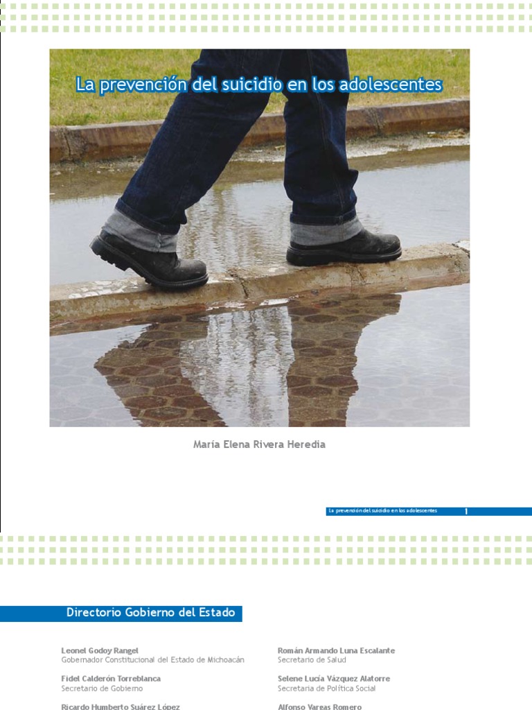 Prevención del Suicidio en Adolescentes | PDF | Suicidio | Depresión ...