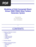 Modelling of Grid-Connected Geared 2MW PMSG Wind Turbine Generator