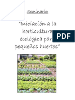 Seminario Intro Horticultura Eco