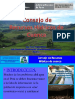 Consejo de Recursos Hidricos de Cuenca Peru Percy Feijoo