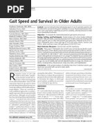 Gait Speed Norms for Ambulation Types | PDF