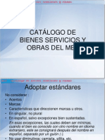 Ejemplo Aceite Catalogo de Bienes Servicios y Obras Del Mef