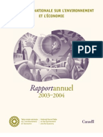 Rapport annuel de la TRN 2003-2004
