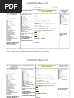 Download Lee High Lesson Plan Template by staceyboo3320 SN110909611 doc pdf