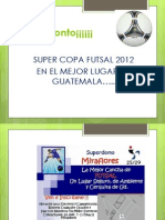 Campeonato Femenino de Football Sal - Guate2012