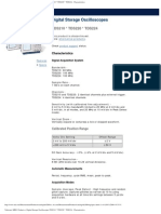 Digital Storage Oscilloscopes: TDS210 TDS220 TDS224