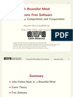 A Beautiful Mind Meets Free Software: Game Theory, Competition and Cooperation