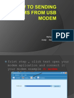 Send SMS Messages Using Your Modem