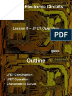 Small Signal Amplifiers - Lesson 8 - JFET Operation