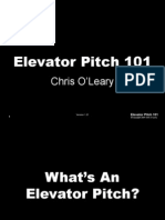 Elevator Pitch, O Leary