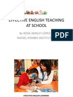 Effective English Teaching at School