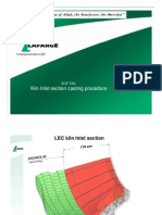 Kiln Inlet Section Casting Procedure (LAFARGE)