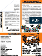 Panfleto FUICH 2012