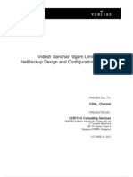 VSNL - NetBackup Design and Configuration Document 1 1