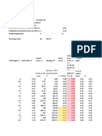 Steel Percentage Across Wall