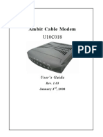 Ambit Cable Modem: User's Guide