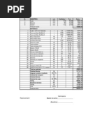 Deviz Lucrari Constructii Model | PDF