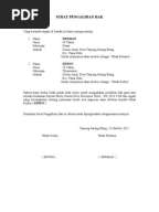 SURAT PERNYATAAN PENYERAHAN