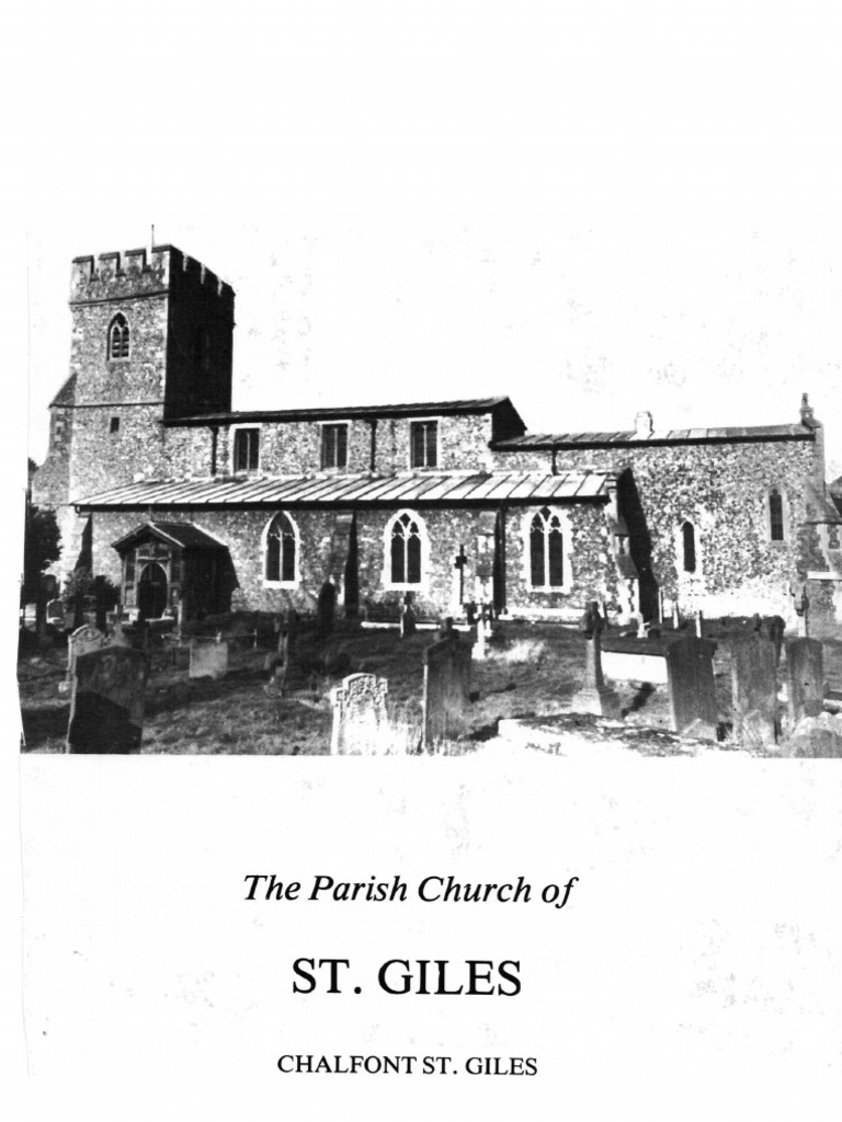 Chalfont ST Giles Parish Church PDF Gothic Architecture