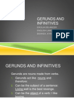 Gerunds and Infinitives - Ercilia