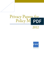 2012_Privacy Papers for Policy Makers 