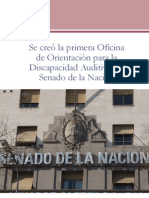 Revista Oir Ahora Nro9 Nueva Oficina de Orientación para la Discapacidad Auditiva del Senado de la Nación